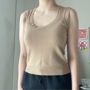Banana Republic Beige Tank Top